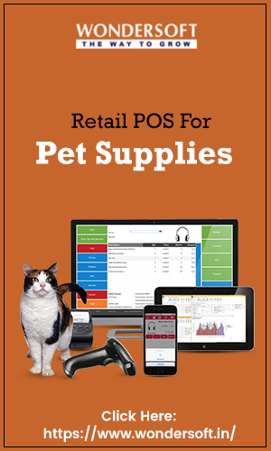 Retail Point of sale software for Pet shops on display.